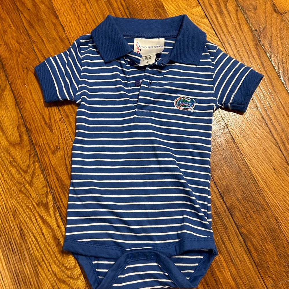 University of Florida Collared Onsie